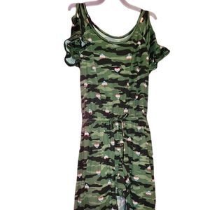 Camouflage girl caual dress #6x